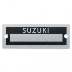 Blank Data Vin Plate - Suzuki - Part Number: VPAVIN93