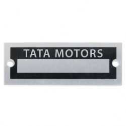 Blank Data Vin Plate - Tata Motors - Part Number: VPAVIN94