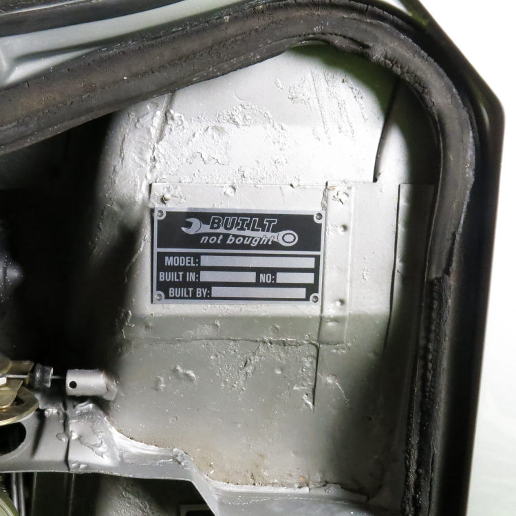 SERIAL NUMBER VIN ID DATA PLATE CUSTOM BUILT NOT BOUGHT (BLANK) + RIVETS - Foto 9