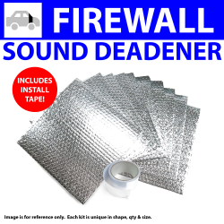 Heat & Sound Deadener Chevy Chevelle 1968 - 72 Firewall Kit + Seam Tape 10728Cm2 - Part Number: ZIR798A0