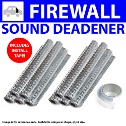 Heat & Sound Deadener VW Type 1 1958 - 1967 Firewall Kit + Seam Tape 12681Cm2 - Part Number: ZIR798F8