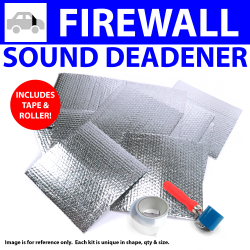 Heat & Sound Deadener Chevy Chevelle 1968 - 72 Firewall + Tape, Roller 10728Cm2 - Part Number: ZIR79982
