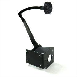 1937-1939 Chevy Brake Pedal Kit ST Frame Mount Bracket 3" Black Rubber Pad - Part Number: HEXPKA780BF