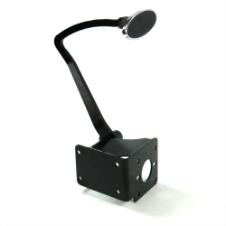 1937-1939 Chevy Brake Pedal Frame Mount Bracket Kit XT Large Chrome Oval Pad - Part Number: HEXPKA780C2