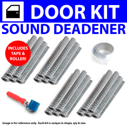 Heat & Sound Deadener Chevy Chevelle 1968 - 72 4Dr Kit + Tape, Roller 21456Cm2 - Part Number: ZIR79E5E