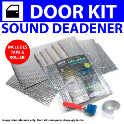 Heat & Sound Deadener VW Type 1 58 - 67 4 Door Kit + Seam Tape, Roller 25362Cm2 - Part Number: ZIR79EB6