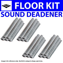 Heat & Sound Deadener for 04-08 Cadillac XLR ~ Floor Stg3 Kit - Part Number: ZIR76F44