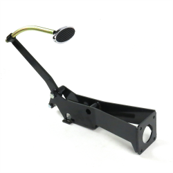 1949-1954 Chevy Car Brake Pedal Bracket Kit VT Small Chrome Oval Pad - Part Number: HEXPKA791DC