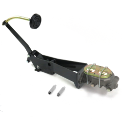 1949-1954 Chevy Car Manual Brake Pedal Kit ST Disc/Drum 3" Rubber Pad - Part Number: HEXPKA79243