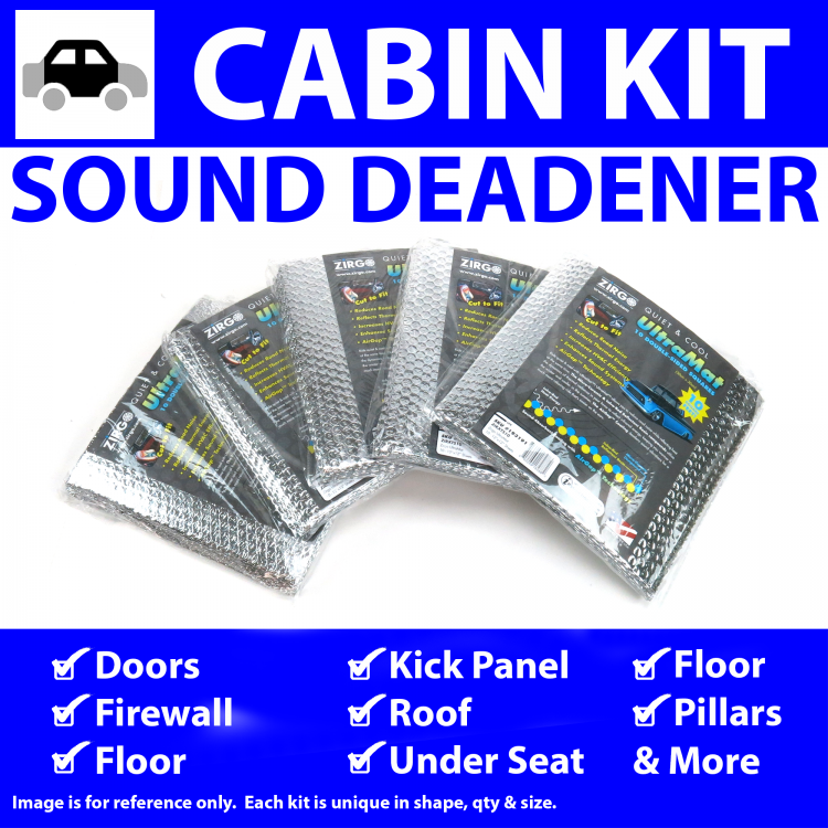 Zirgo 316402 Heat & Sound Deadener for 74-85 IH ~ in Cabin Stg3 Kit 