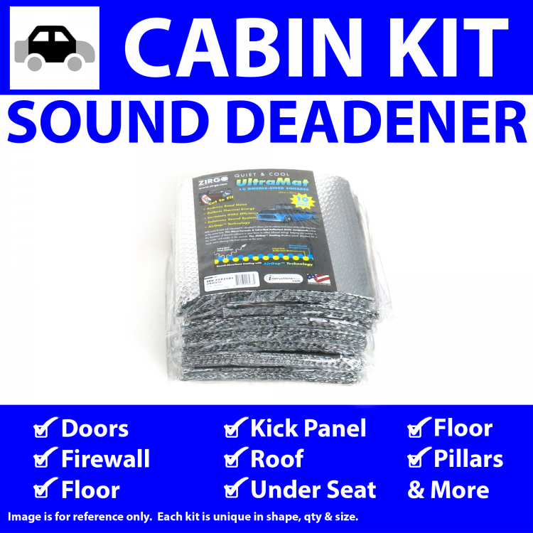 Zirgo 317769 Heat & Sound Deadener for 82-02 Camaro Floor Stg2 Kit 