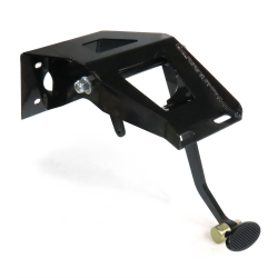 1953-56 Ford Truck Brake Pedal Kit VT Mount Bracket Small Black Billet Oval pad - Part Number: HEXPKA79106