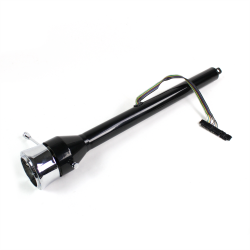28" Paintable Roadster Steering Column - Floor Shift with 9 Hole Wheel Adapter - Part Number: HEX7AD39