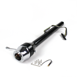 28 Paintable Roadster Steering Column ~ Floor Shift with 6 Hole Wheel Adapter - Part Number: HEX7AD31