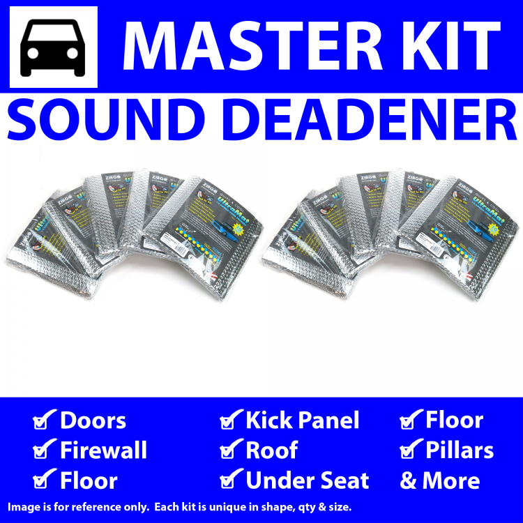 Zirgo 317126 Heat & Sound Deadener for 95-01 BMW e38 ~ Master Stg3 Kit