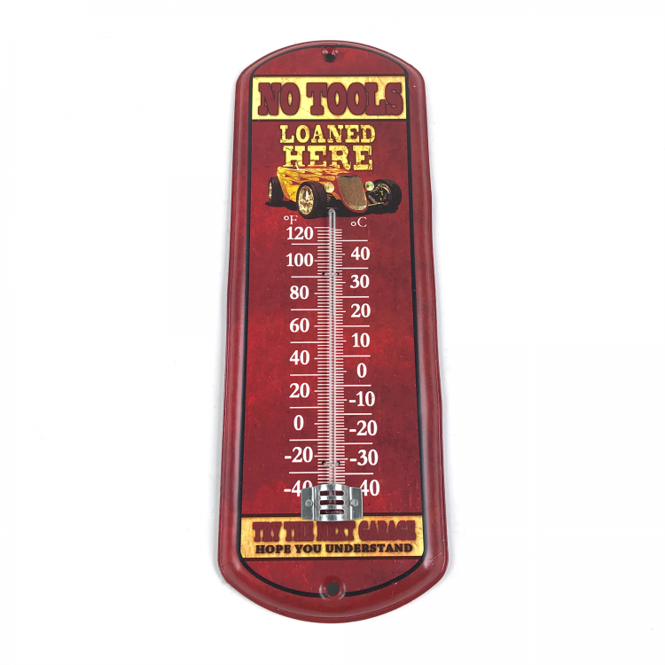TEXACO GAS Indoor Outdoor metal tin Thermometer Nostalgic 17 inches tall 