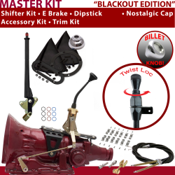 700R4 Shifter Kit 8 E Brake Cable Clamp Trim Kit Dipstick For E2193 - Part Number: ASCS2B2G52H1D