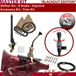 700R4 Shifter Kit 8 E Brake Cable Clamp Trim Kit Dipstick For E2196 - Part Number: ASCS2B2G52H1G