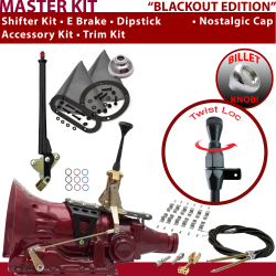 C4 Shifter Kit 6" E Brake Cable Clamp Trim Kit Dipstick For F7995 - Part Number: ASCS2B1F12H2M