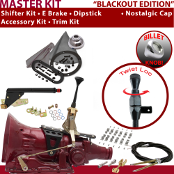C4 Shifter Kit 6" E Brake Cable Clamp Trim Kit Dipstick For F79B8 - Part Number: ASCS2B1F12J2M