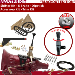 C4 Shifter Kit 6" E Brake Cable Clamp Trim Kit Dipstick For F79B9 - Part Number: ASCS2B1F12J2G