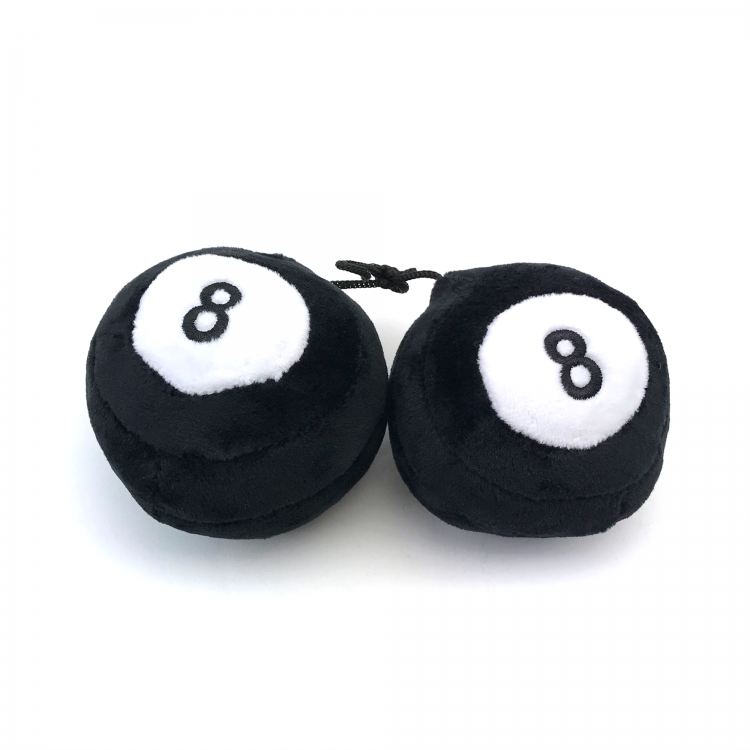 Details about   Fuzzy Hanging Rearview Mirror Soccer Balls Pair VPAFB003 vintage parts usa
