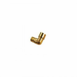3/8" NPT Female to Male Elbow Air Fitting - Part Number: HEXAFJ38FX38N