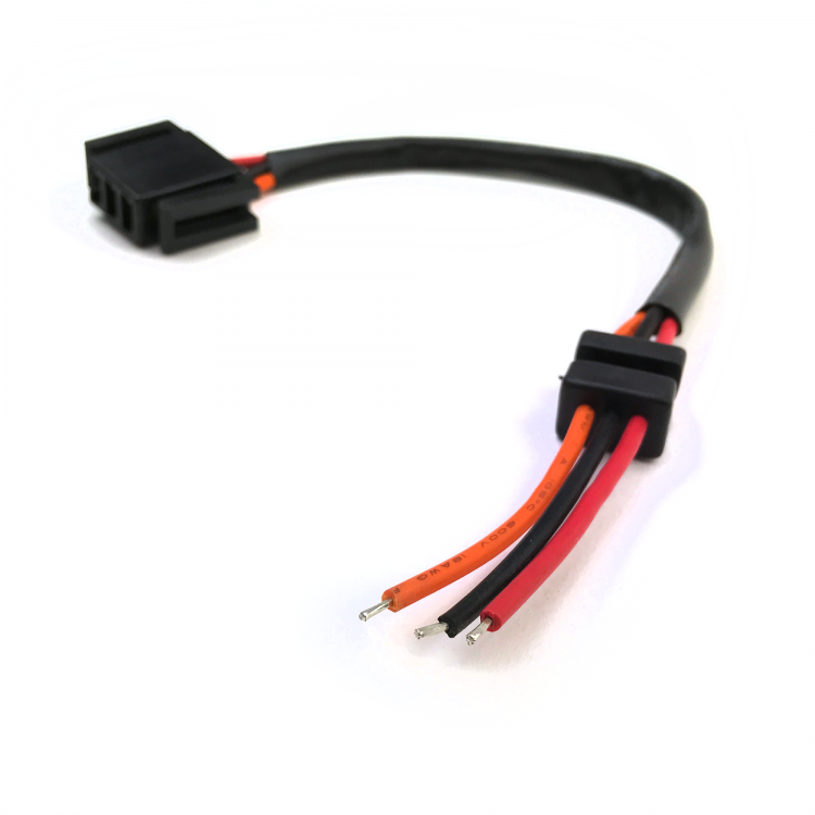 PT-IC1-PWR-B HEI Connector Pigtail Power Wire Connection Large Cap Red Wire 