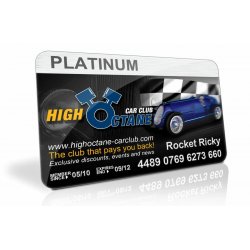 High Octane Car Club Annual PLATINUM Membership - Part Number: AURCARCLUBP