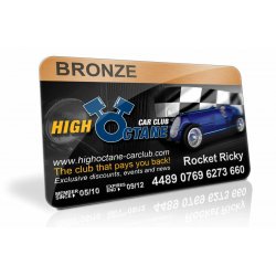 High Octane Car Club Annual BRONZE Membership - Part Number: AURCARCLUBB