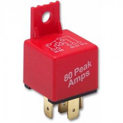 80 Peak Amp SPDT Automotive Relay - Part Number: TRGRA8