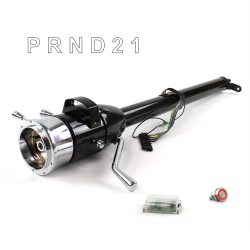 Tilt Column Black - Column Shift 3SPD 9 Hole Push Button RD  - Part Number: HEXCB1XBS0X9PRD0