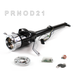 Tilt Column Black - Column Shift O/D FLR MNT 9 Hole Push Button RD w/ RFID - Part Number: HEXCB1XBO1X9PRD1