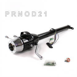 Tilt Column Black - Column Shift O/D 6 Hole Push Button RD  - Part Number: HEXCB1XBO0X6PRD0