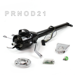 Tilt Column Black - Column Shift O/D FLR MNT 3.5" Drop Push Button GN  - Part Number: HEXCB1XBO135XPGN0