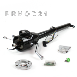 Tilt Column Black - Column Shift O/D FLR MNT 2.5" Drop Push Button GN  - Part Number: HEXCB1XBO125XPGN0