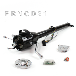 Tilt Column Black - Column Shift O/D FLR MNT 2.5" Drop Push Button RD  - Part Number: HEXCB1XBO125XPRD0