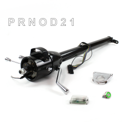 Tilt Column Black - Column Shift O/D 2.5" Drop Push Button GN  - Part Number: HEXCB1XBO025XPGN0