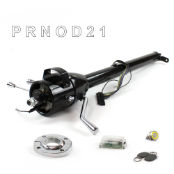 Tilt Column Black - Column Shift O/D FLR MNT Push Button YL w/ RFID - Part Number: HEXCB1XBO1XXPYL1