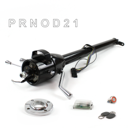 Tilt Column Black - Column Shift O/D FLR MNT Push Button RD w/ RFID - Part Number: HEXCB1XBO1XXPRD1