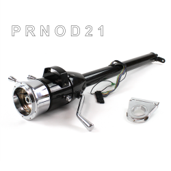 Tilt Column Black - Column Shift O/D 3.5" Drop 9 Hole  - Part Number: HEXCB1XBO0359X0