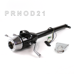 Tilt Column Black - Column Shift O/D 3.5" Drop 6 Hole  - Part Number: HEXCB1XBO0356X0