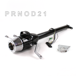 Tilt Column Black - Column Shift O/D 2.5" Drop 6 Hole  - Part Number: HEXCB1XBO0256X0