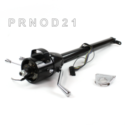 Tilt Column Black - Column Shift O/D 2.5" Drop  - Part Number: HEXCB1XBO025XX0