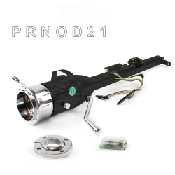 Keyed Tilt Column Black - Column Shift O/D FLR MNT 9 Hole Push Button GN  - Part Number: HEXCB1KBO1X9PGN0