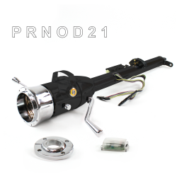 Keyed Tilt Column Black - Column Shift O/D FLR MNT 9 Hole Push Button OR  - Part Number: HEXCB1KBO1X9POR0