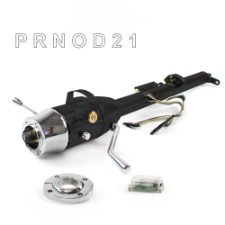 Keyed Tilt Column Black - Column Shift O/D FLR MNT 6 Hole Push Button OR  - Part Number: HEXCB1KBO1X6POR0