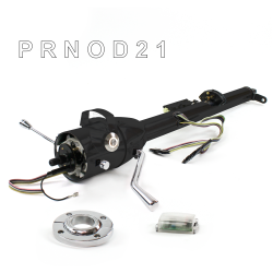 Keyed Tilt Column Black - Column Shift O/D FLR MNT Push Button  - Part Number: HEXCB1KBO1XXPXX0