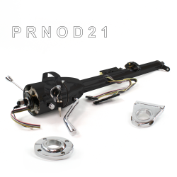 Keyed Tilt Column Black - Column Shift O/D FLR MNT 3.5" Drop  - Part Number: HEXCB1KBO135XX0