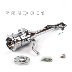 Tilt Column Chrome - Column Shift O/D FLR MNT 9 Hole Push Button RD  - Part Number: HEXCC1XCO1X9PRD0